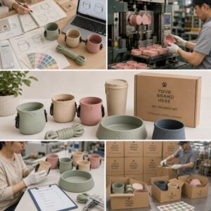 Silicone pet training product development