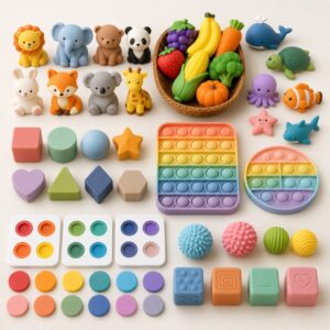 Silicone small toys product types