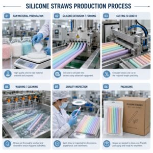 Silicone straw manufacturing process