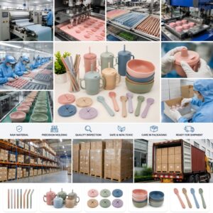 Silicone straw products factory