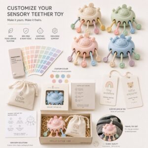 Custom private label silicone pull string teether toy