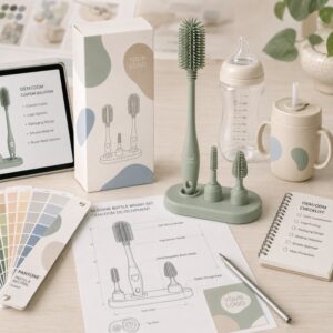 Custom silicone bottle brush OEM development