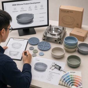 Custom silicone OEM project development and manufacturing support
