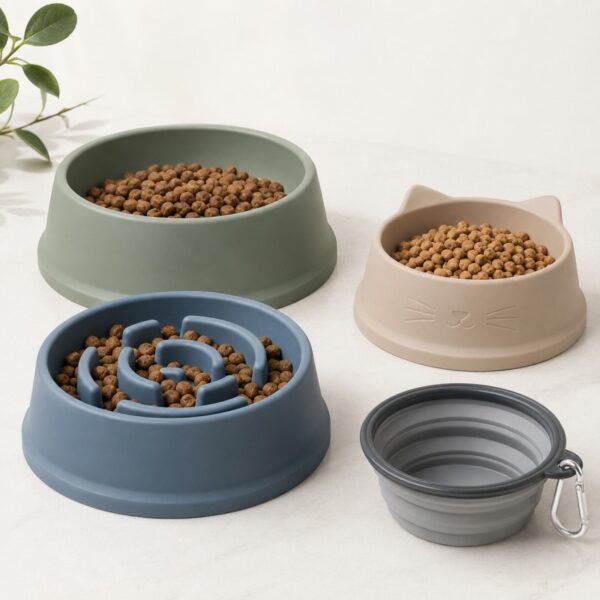 Custom silicone pet feeding bowl manufacturer