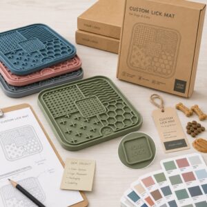 Custom silicone pet lick mat OEM development
