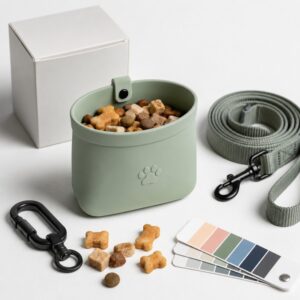 Custom silicone pet treat pouch manufacturer