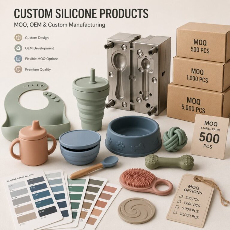 Custom silicone product MOQ guide for B2B buyers