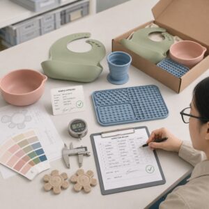 Custom silicone sample approval and production quality review