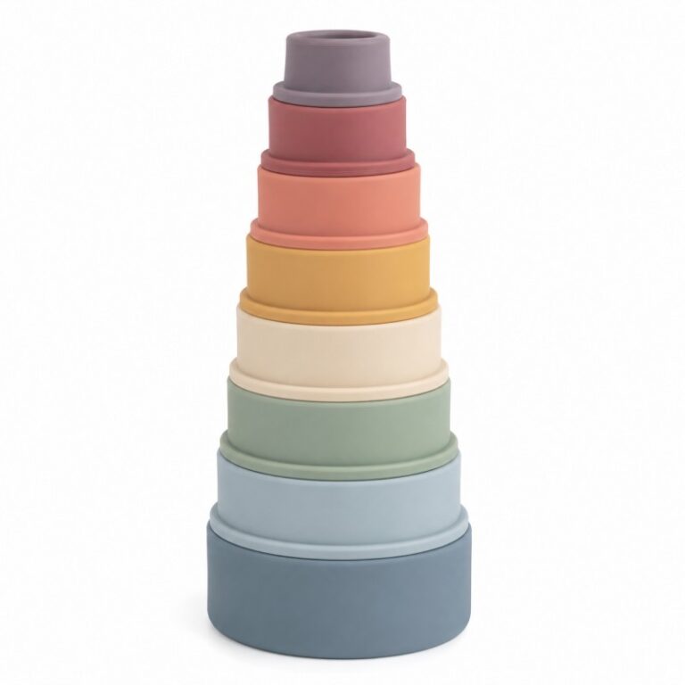 Custom silicone stacking cups manufacturer