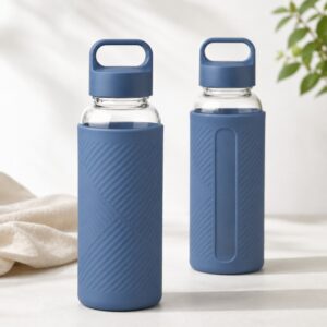 Custom silicone water bottle sleeves for drinkware brands