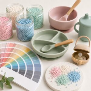 Food grade silicone baby product materials