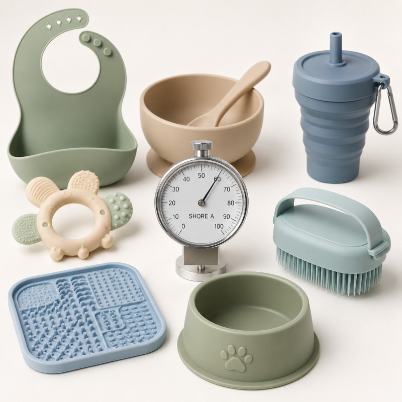 How to choose silicone hardness for custom products