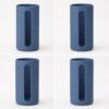 Silicone bottle sleeve anti-slip texture options