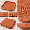 Silicone chicken nesting pad groove design