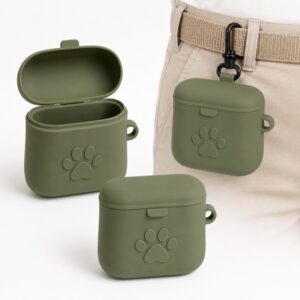 Silicone dog treat pouch use structure