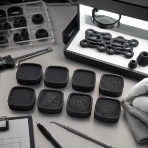 Silicone dust attraction failure analysis