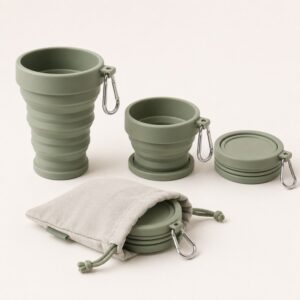 Silicone hardness for collapsible outdoor products