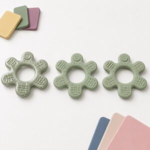 Silicone matte glossy and textured color comparison