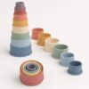 Silicone nesting cups stacking and sorting play