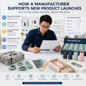 Custom silicone OEM MOQ and production planning support