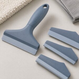 Silicone pet hair remover scraper edge design