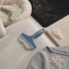 Silicone pet hair remover surface applications