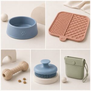 Custom silicone pet product collection