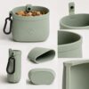 Silicone pet treat pouch structure design