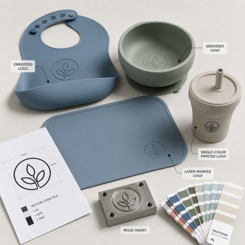 Silicone product logo customization methods guide