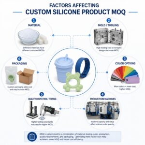 Factors affecting custom silicone product minimum order quantity