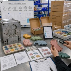 Silicone puzzle toy product development
