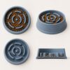 Silicone slow feeder pet bowl design