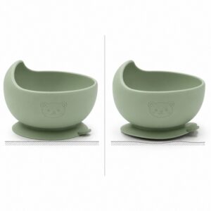 Silicone suction bowl base flatness and warpage