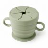 Custom collapsible silicone snack cup manufacturer