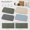 Custom colors logos and packaging for silicone pet feeding mats