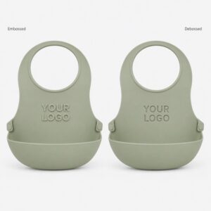 Embossed vs debossed silicone logo