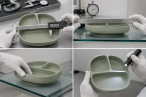 Silicone baby suction plate suction and quality inspection