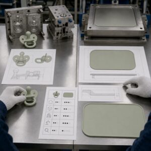 Silicone molding process selection and DFM review