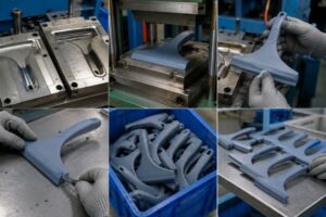 Silicone pet hair remover mold and manufacturing process