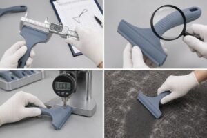 Silicone pet hair remover scraper and quality inspection