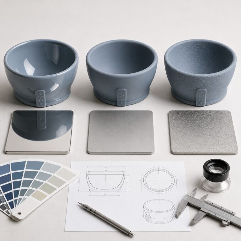 Silicone product surface finish selection guide