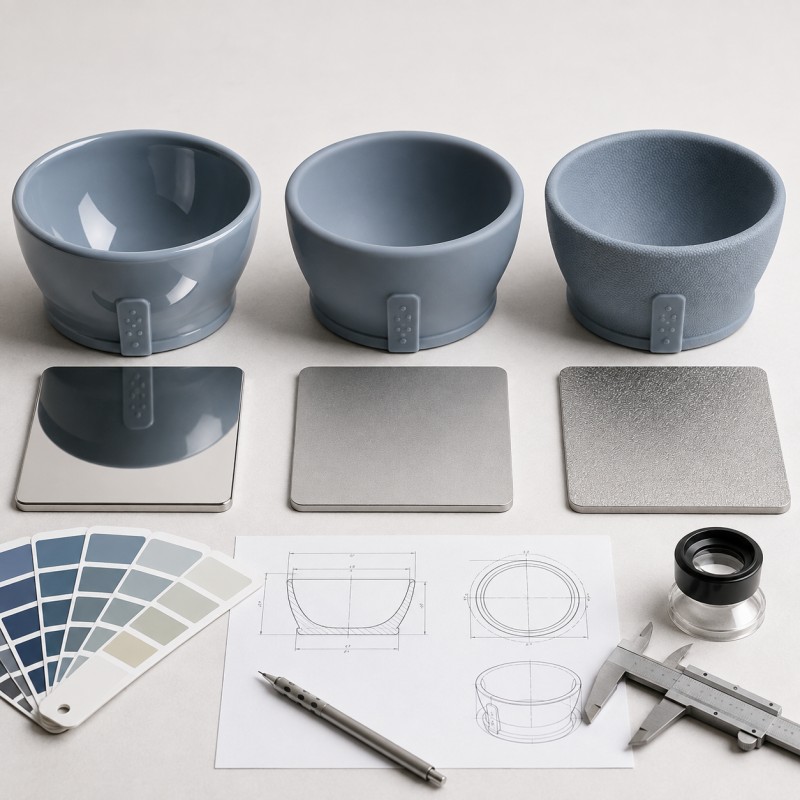 Silicone product surface finish selection guide