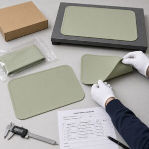 Silicone recovery test after packaging