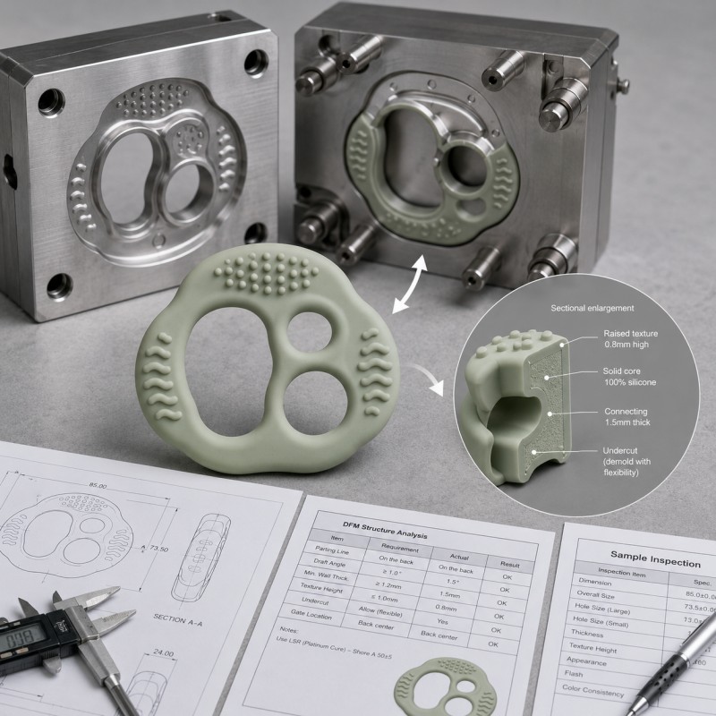 Silicone undercut and demolding design guide