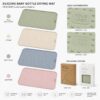 Custom silicone drying mat colors logos packaging