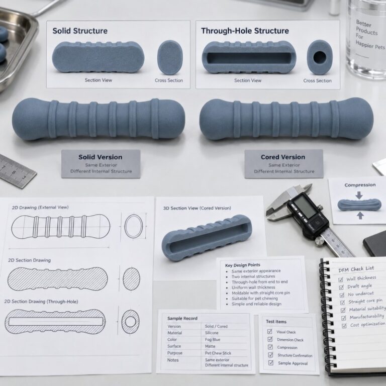 Hollow vs solid silicone toy design guide