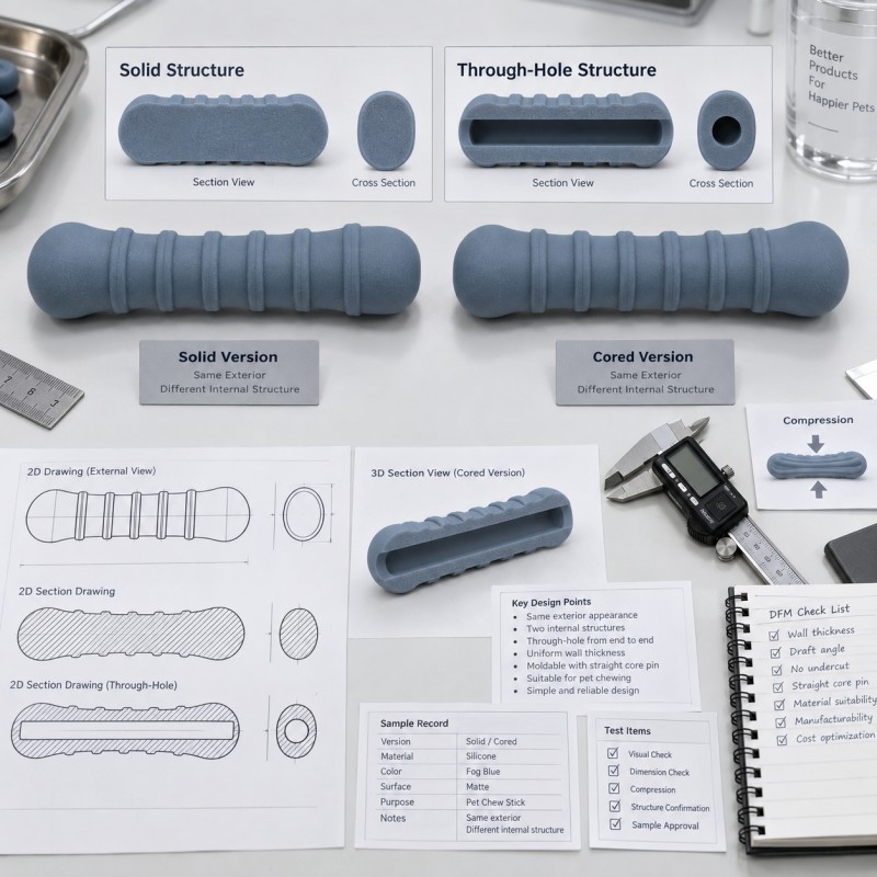 Hollow vs solid silicone toy design guide