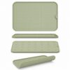 Silicone baby bottle drying mat multiple views