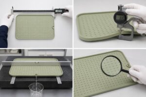 Silicone drying mat quality inspection