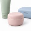 Silicone cosmetic travel jar